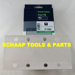 Schuurblad  93x178mm P180 Brilliant2 StickFix per 10 verpakt | 492910